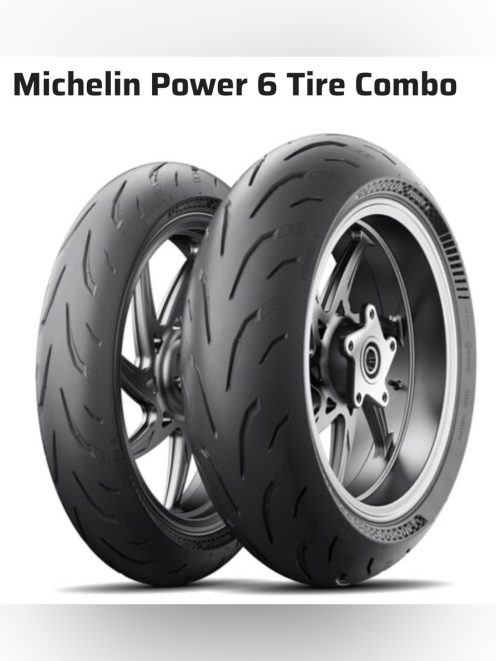 New Michelin Power 6 Tire Combo Rear 240/45ZR-17 Front 120/70ZR-17